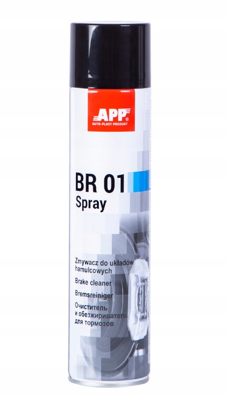 Zmywacz do hamulców i maszyn APP BR 01 Spray 600ml