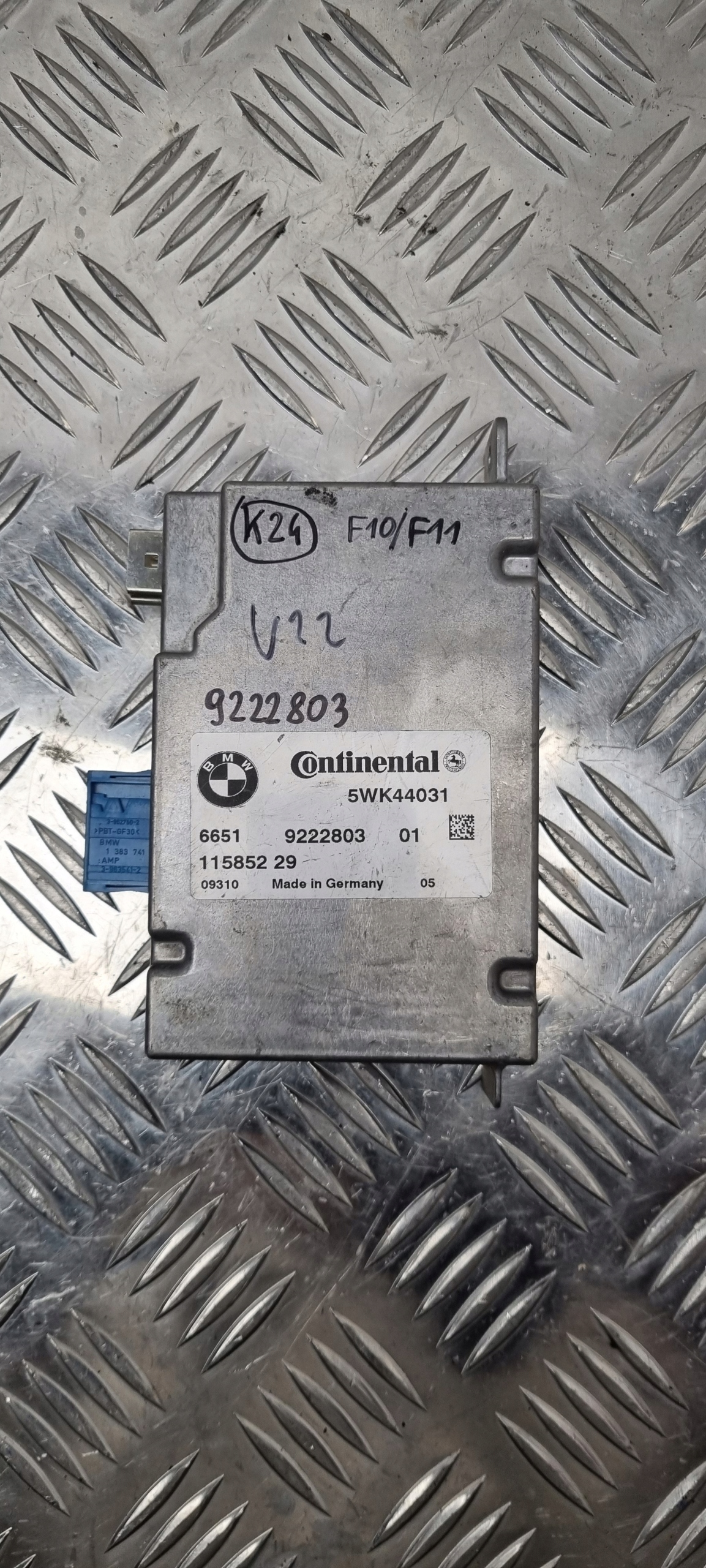 BMW F10 F11 MODUŁ STEROWNIK KAMERY 9222803