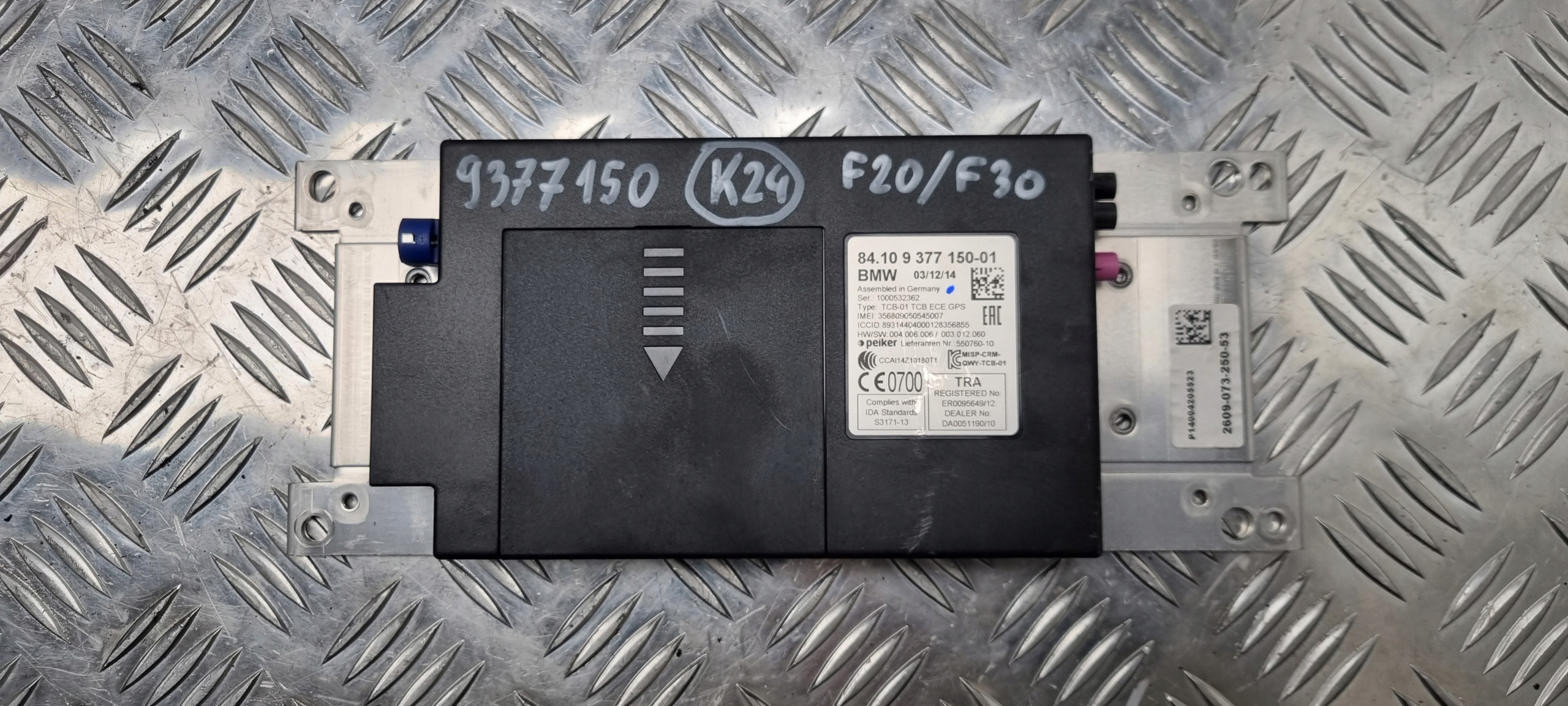 BMW F10 F20 F30 MODUŁ TELEMATIK BLUETOOTH 9377150