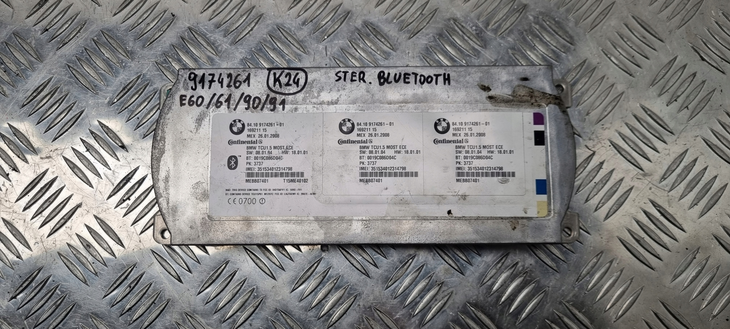 BMW E60 E61 E63 E70 E90 MODUŁ BLUETOOTH 9174261