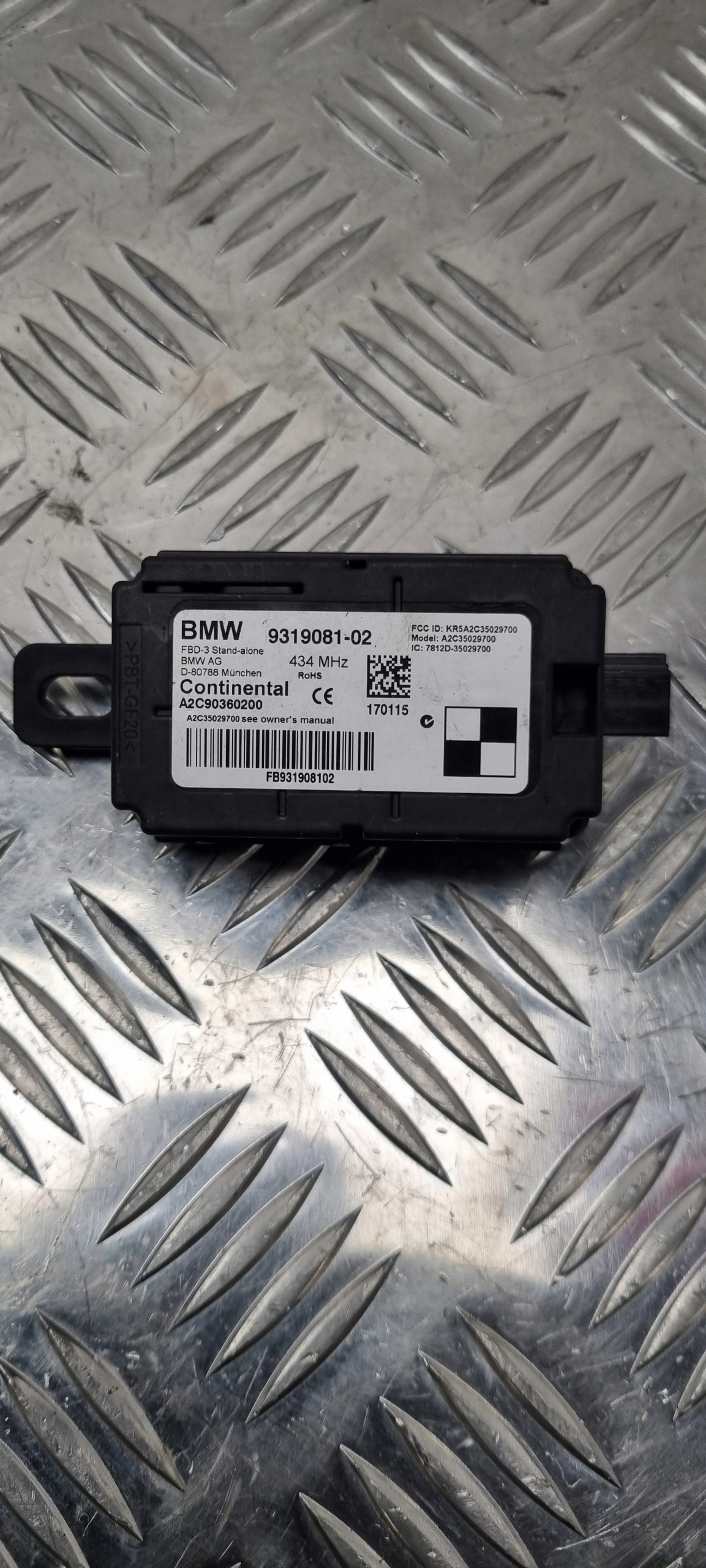 BMW F20 F30 MODUŁ STEROWNIK 9319081
