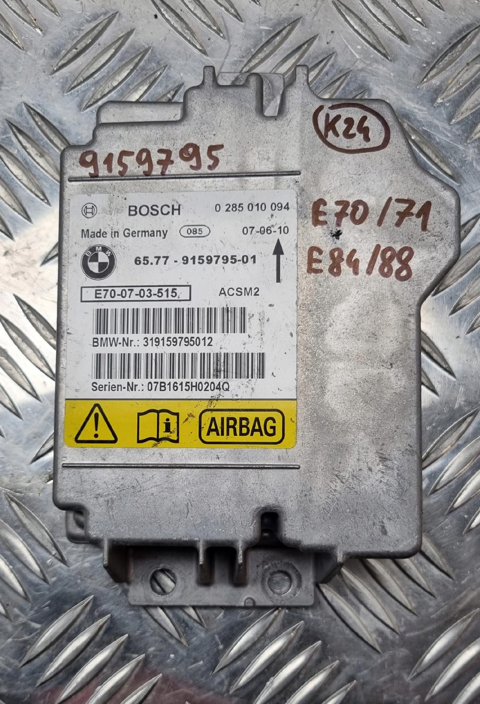 BMW E70 E71 E84 E88 MODUŁ AIRBAG 9159795